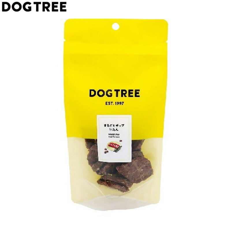 ドッグツリー 犬用おやつ まるごとチップ 牛たん M 約35g 国産 無添加