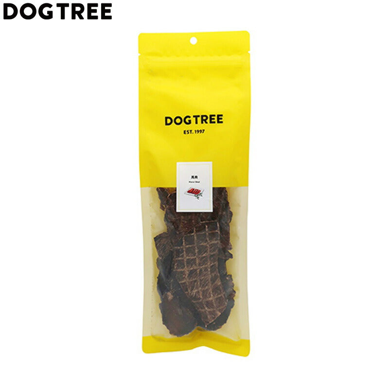 ドッグツリー 犬用おやつ 馬肉 ロング袋 約80g 国産 無添加
