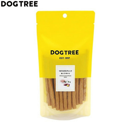 ドッグツリー 犬用おやつ うまうまスティック 鶏・さつまいも 約160g 国産