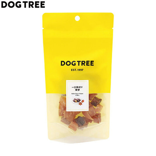ドッグツリー 犬用おやつ 一口角切り 焼芋 M 約70g 国産 無添加