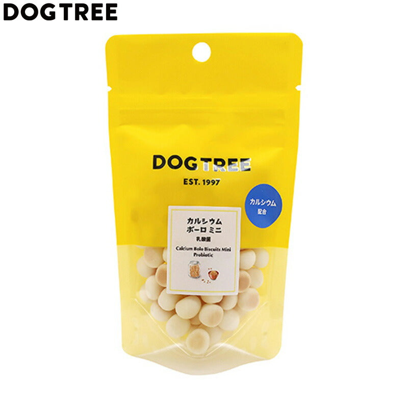 ドッグツリー 犬用おやつ カルシウムボーロ ミニ 乳酸菌 S 約30g 国産 無添加
