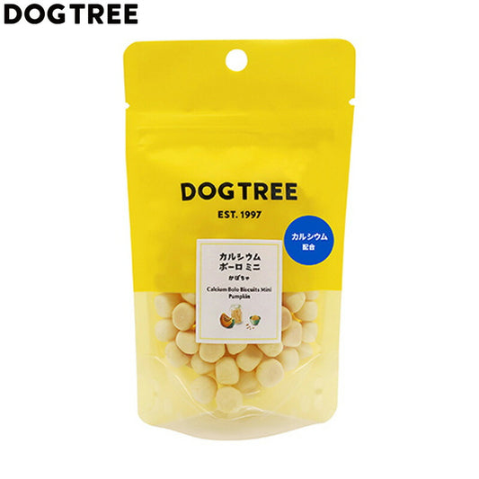 ドッグツリー 犬用おやつ カルシウムボーロ ミニ かぼちゃ S 約30g 国産 無添加