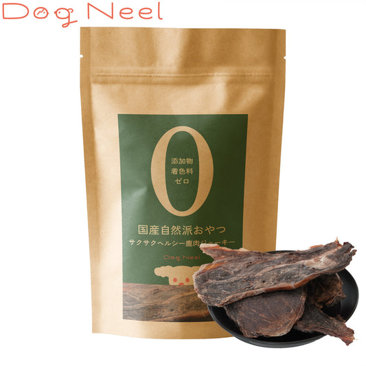 DogNeel ドッグニール 無添加 犬のおやつ サクサクヘルシー鹿肉ジャーキー 40g