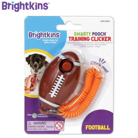 ブライトキンズ 知育トイ カチッとごほうびクリッカー フットボール