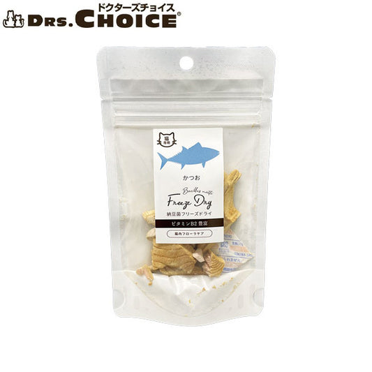 ドクターズチョイス 猫用おやつ 納豆菌フリーズドライ かつお 7g