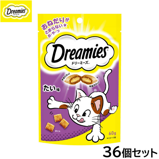 ドリーミーズ 猫用おやつ たい味 60g×36個セット【送料無料】 マースジャパン キャットトリーツ
