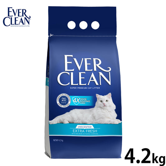 エバークリーン EVER CLEAN エクストラフレッシュ 猫砂 無香タイプ 4.2kg