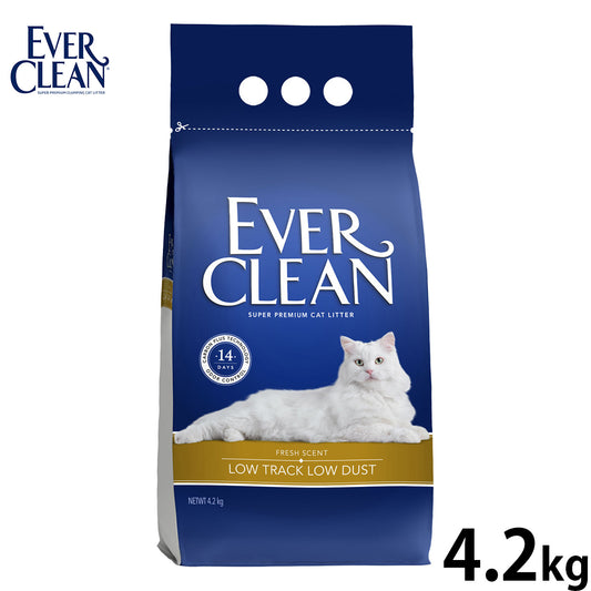 エバークリーン EVER CLEAN 飛び散りにくい猫砂 芳香タイプ 4.2kg