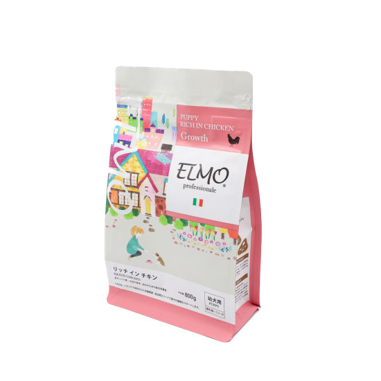 エルモ ELMO ドッグフード パピー リッチインチキン プロフェッショナーレ 800g
