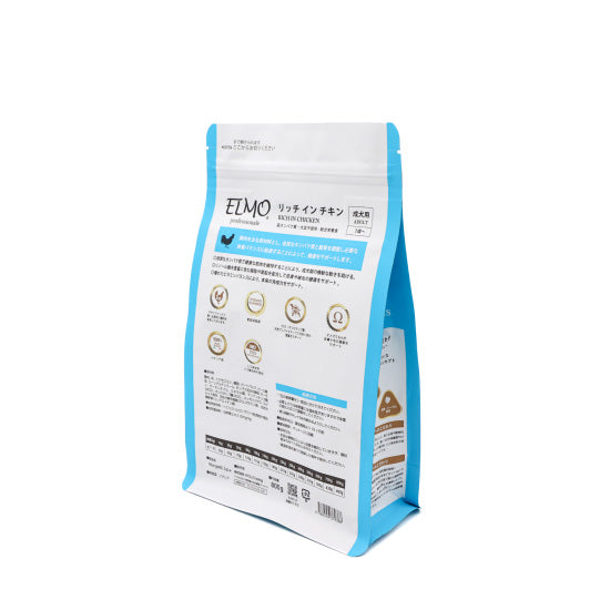 エルモ ELMO ドッグフード アダルト リッチインチキン プロフェッショナーレ 800g