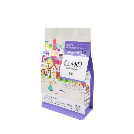 エルモ ELMO ドッグフード シニア リッチインチキン プロフェッショナーレ 800g