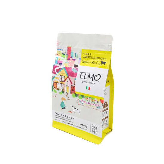 エルモ ELMO ドッグフード アダルト ラム・ライス＆ポテト プロフェッショナーレ 800g