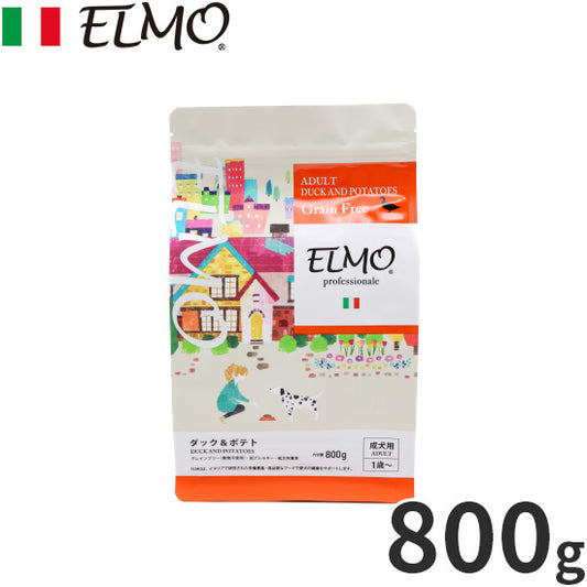 エルモ ELMO ドッグフード アダルト ダック＆ポテト （低GI） プロフェッショナーレ 800g