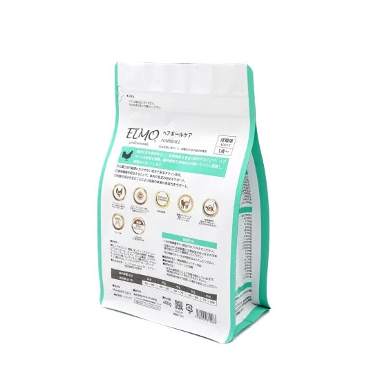 エルモ ELMO キャットフード ヘアボールケア プロフェッショナーレ 400g