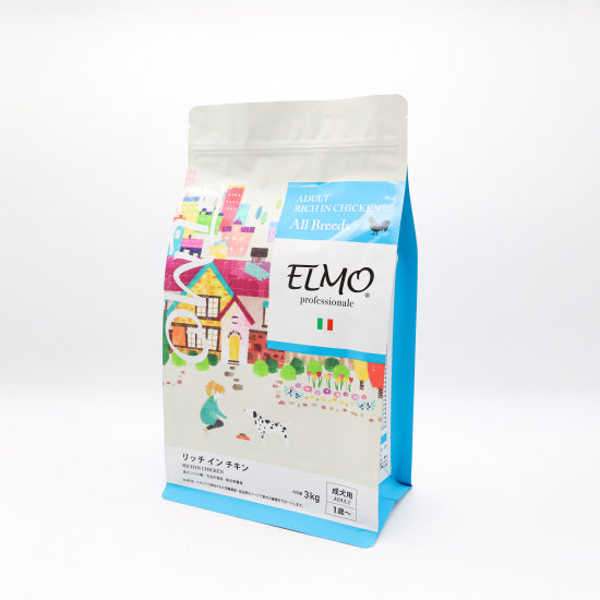 エルモ ELMO ドッグフード アダルト リッチインチキン プロフェッショナーレ 3kg