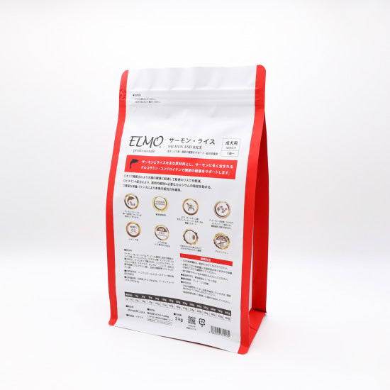 エルモ ELMO ドッグフード アダルト サーモン＆ライス プロフェッショナーレ 3kg