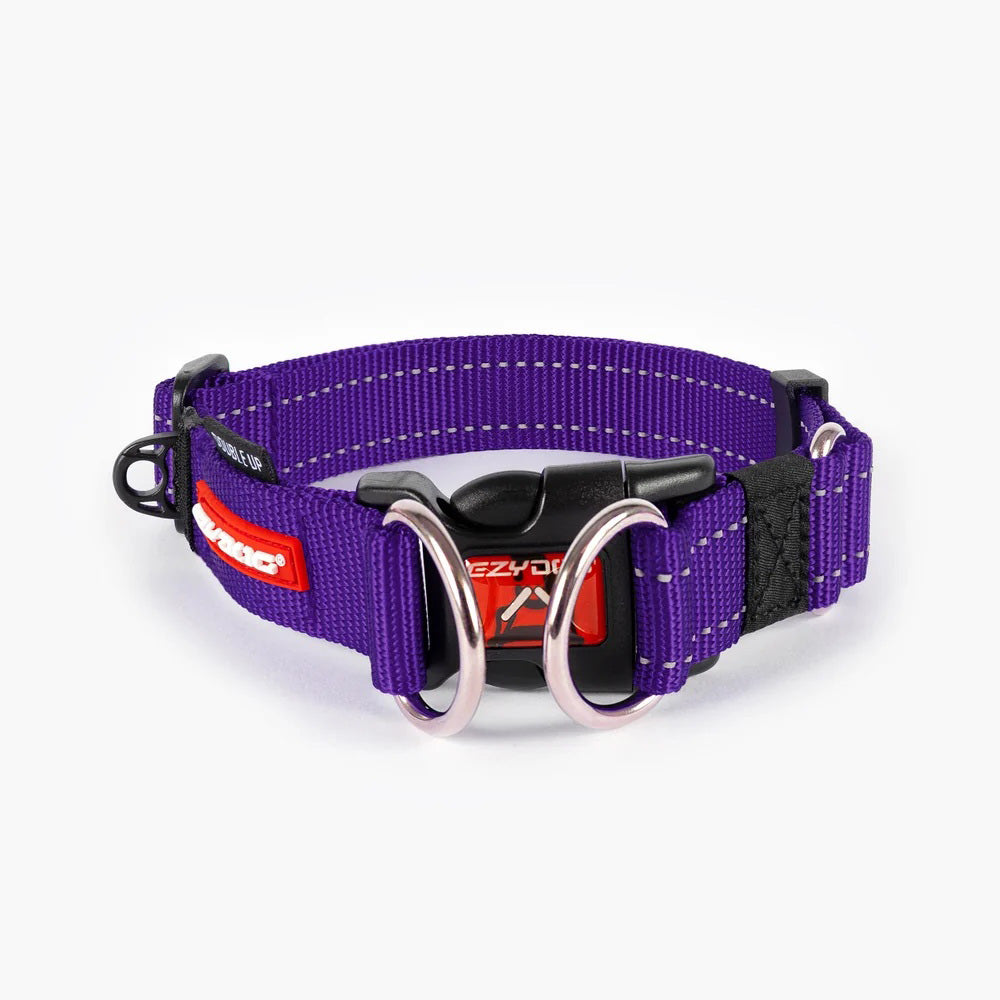EZYDOG イージードッグ 首輪 ダブルロックカラー L パープル