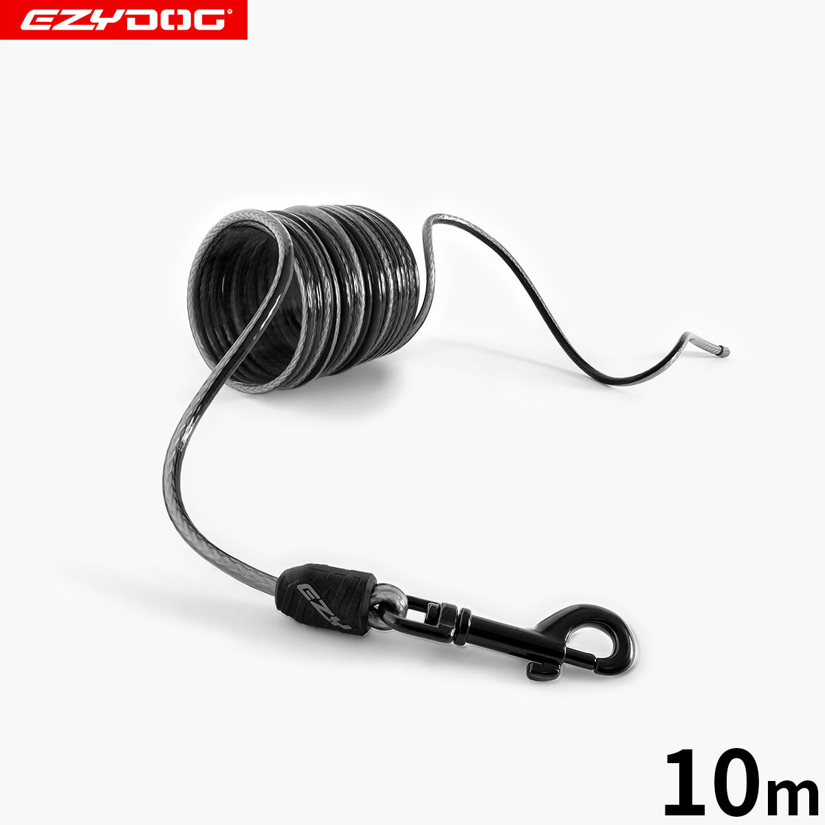 EZYDOG イージードッグ ロングリード トラック＆トレインスリムライン ブラック