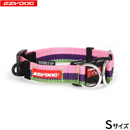 イージードッグ EZYDOG ダブルロックカラー S バブルガム