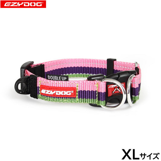 イージードッグ EZYDOG ダブルロックカラー XL バブルガム