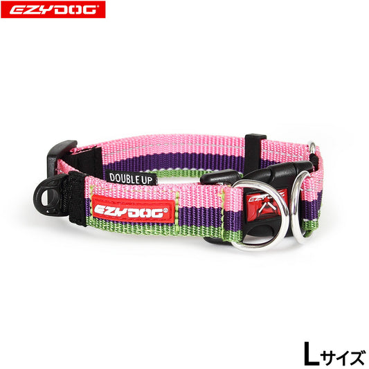 イージードッグ EZYDOG ダブルロックカラー L バブルガム
