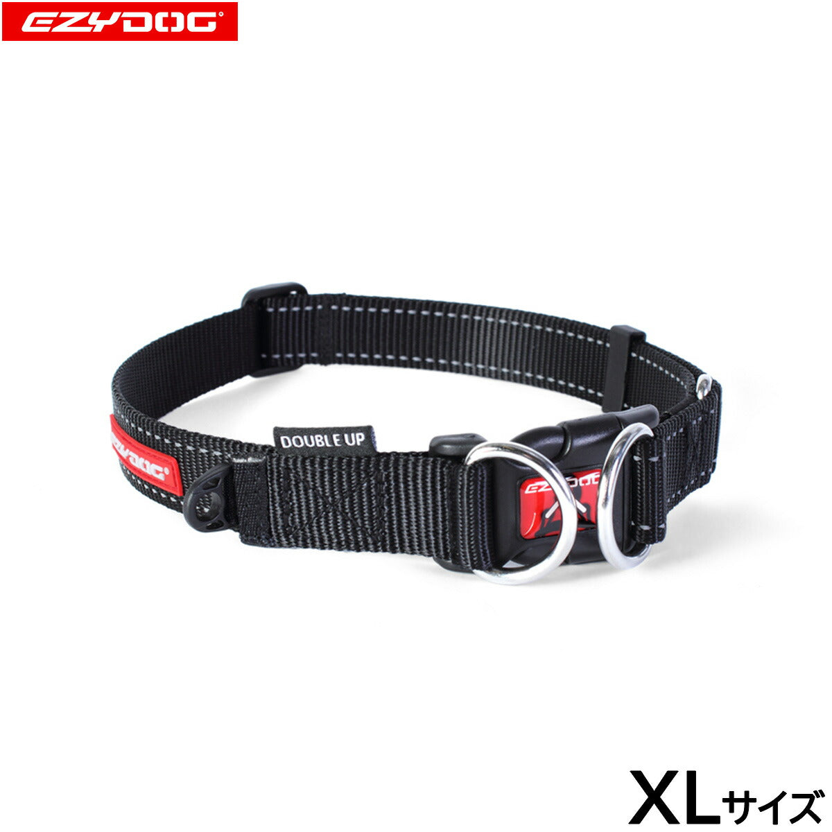イージードッグ EZYDOG ダブルロックカラー XL ブラック