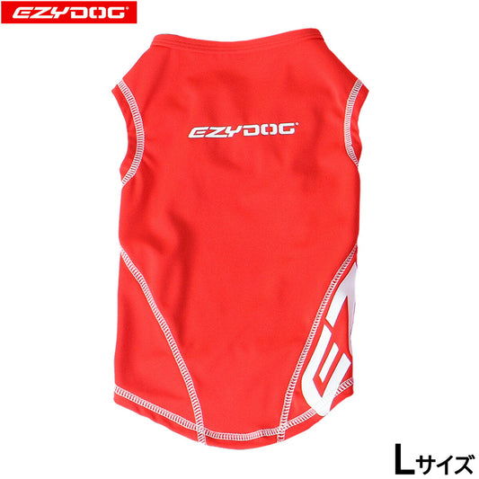 イージードッグ EZYDOG ドッグラッシュガード L レッド【送料無料】