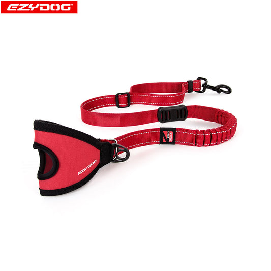 イージードッグ EZYDOG ハンディゼロショックリード レッド【送料無料】