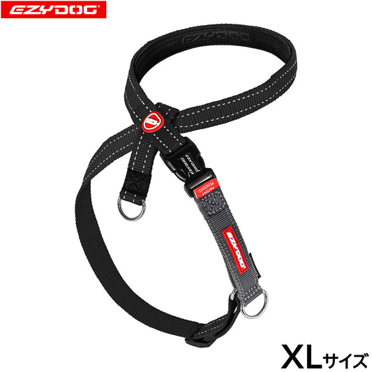 イージードッグ EZYDOG クロスチェックハーネス XL ブラック【送料無料】