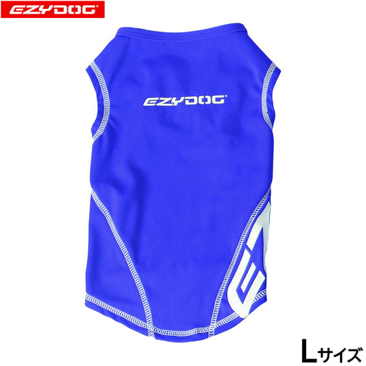イージードッグ EZYDOG ドッグラッシュガード L ブルー【送料無料】