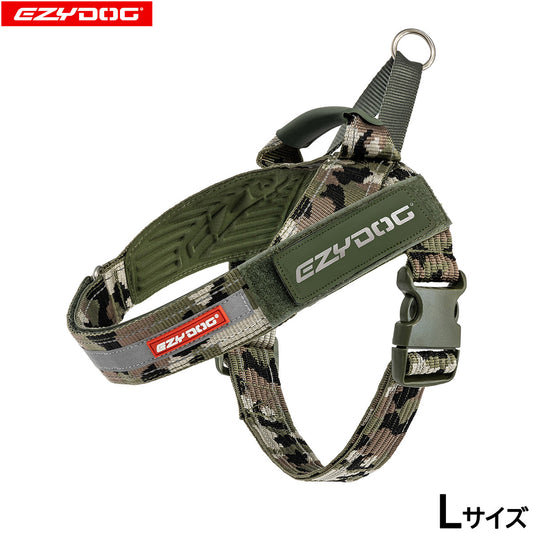 イージードッグ EZYDOG エクスプレスハーネス L グリーンカモ【送料無料】