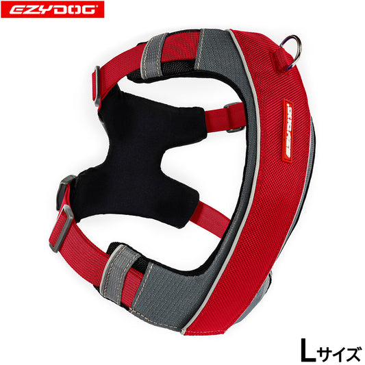 イージードッグ EZYDOG エックスリンクハーネス L レッド【送料無料】