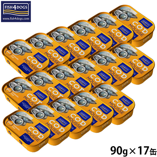フィッシュ4ドッグ FISH4DOG タラムース ドッグフード 90g×17缶