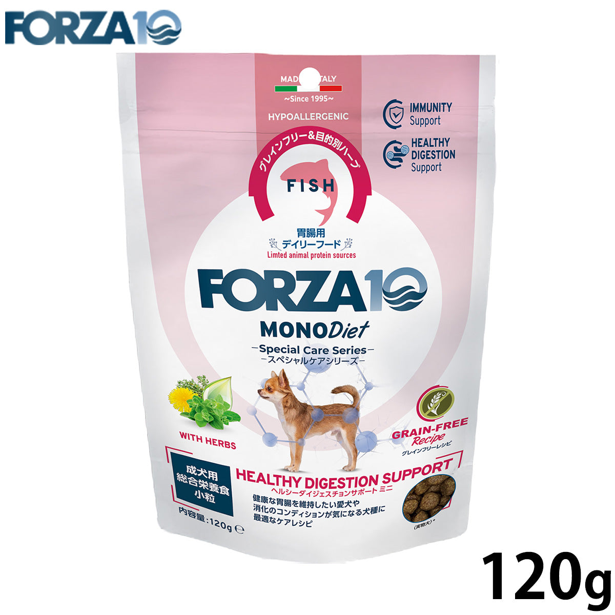 フォルツァ10 FORZA10 ドッグフード スペシャルケア アダルトミニ ヘルシーダイジェスチョン 120g
