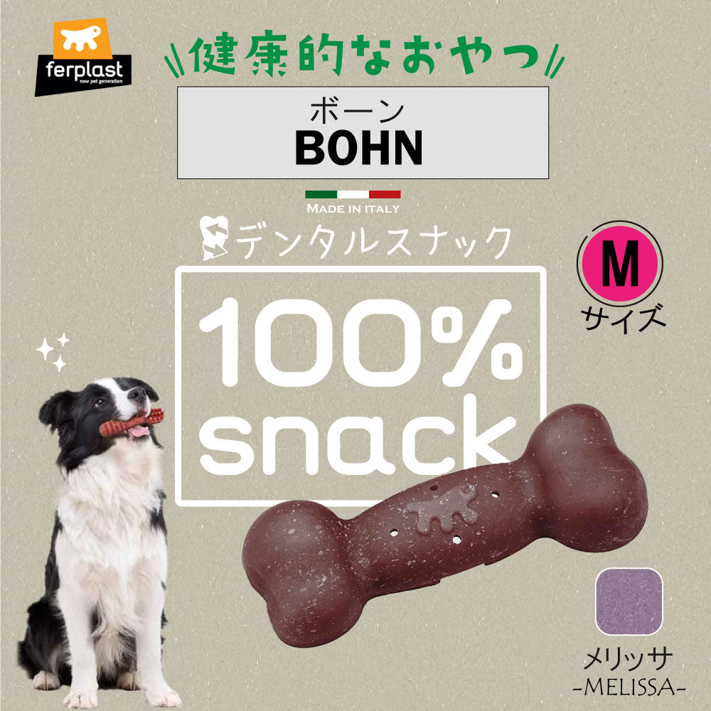 ファープラスト 犬用おやつ ベジタリアンデンタルスナック ボーン メリッサ M 3ピース デンタルガム デンタルケア 歯磨きガム