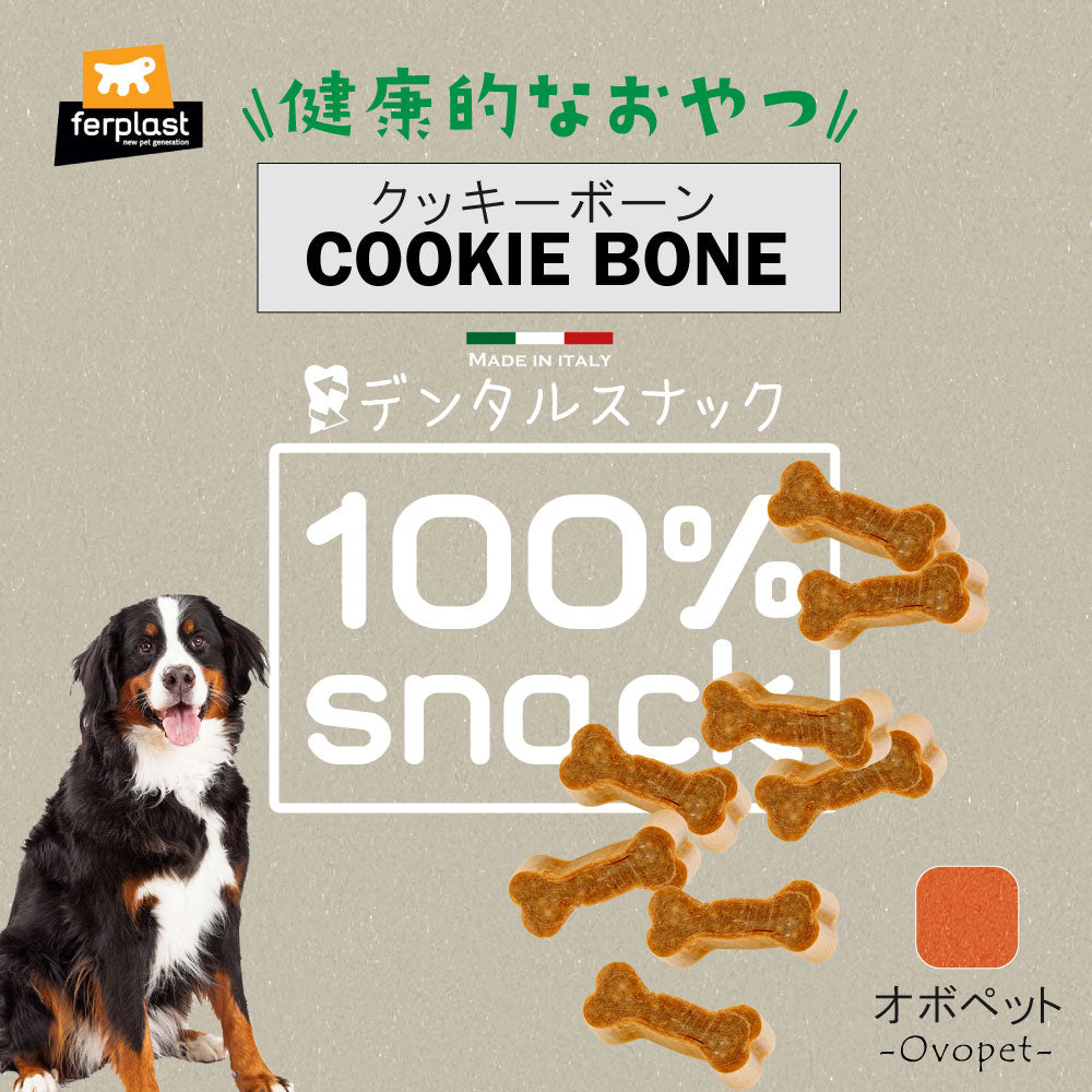 ファープラスト 犬用おやつ ベジタリアンデンタルスナック クッキーボーン オボペット 150g デンタルガム デンタルケア 歯磨きガム