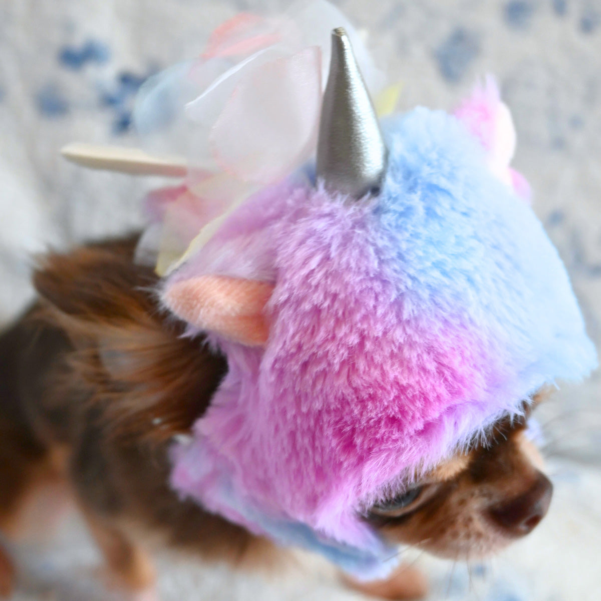 犬の帽子 ガーデンオブエデン ふわもこユニコーンパイロット S ユニコーン