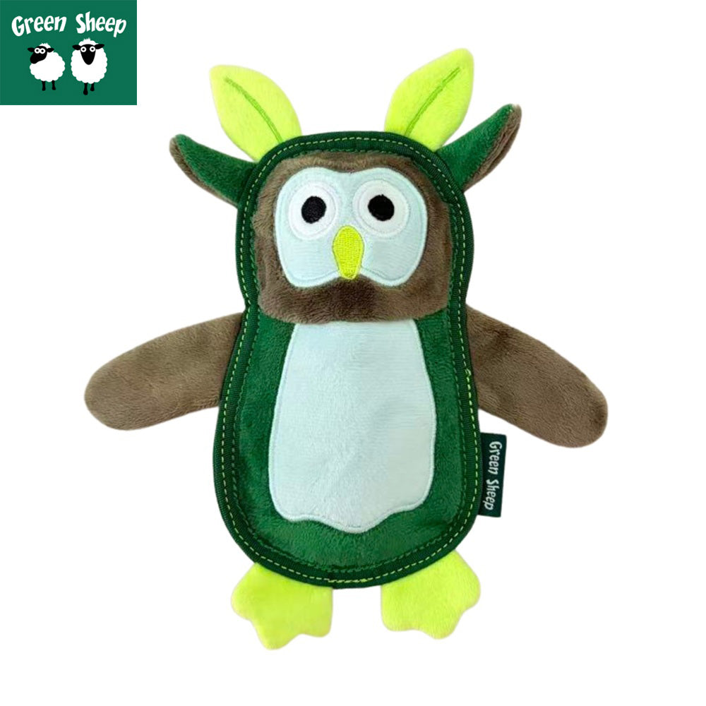グリーンシープ GREEN SHEEP 犬用おもちゃ ルーファプラッシュトイ フクロウ