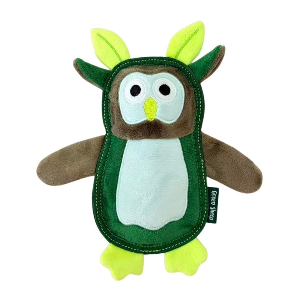 グリーンシープ GREEN SHEEP 犬用おもちゃ ルーファプラッシュトイ フクロウ