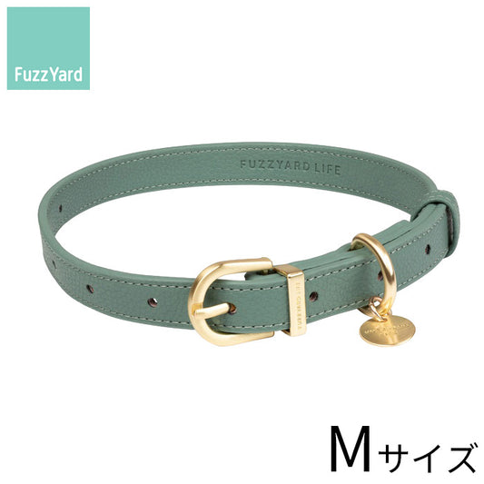 ファズヤード Fuzz Yard ライフアトリエドッグカラー 首輪 M マートルグリーン
