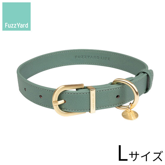 ファズヤード Fuzz Yard ライフアトリエドッグカラー 首輪 L マートルグリーン
