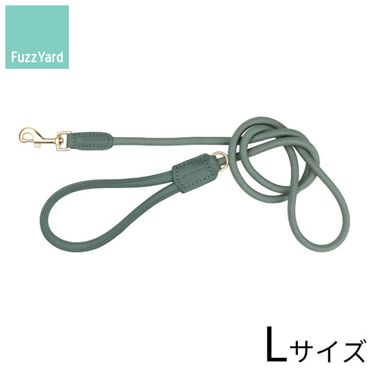 ファズヤード Fuzz Yard ライフアトリエドッグリード L マートルグリーン