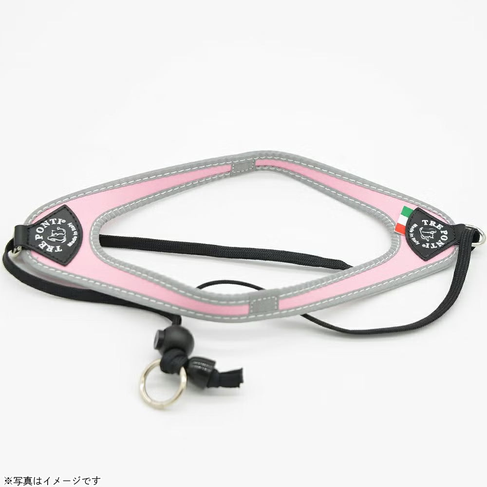 トレポンティ TREPONTI リベルタ リフレクティブ 小型犬用ハーネス 2.5号 レッド【送料無料】