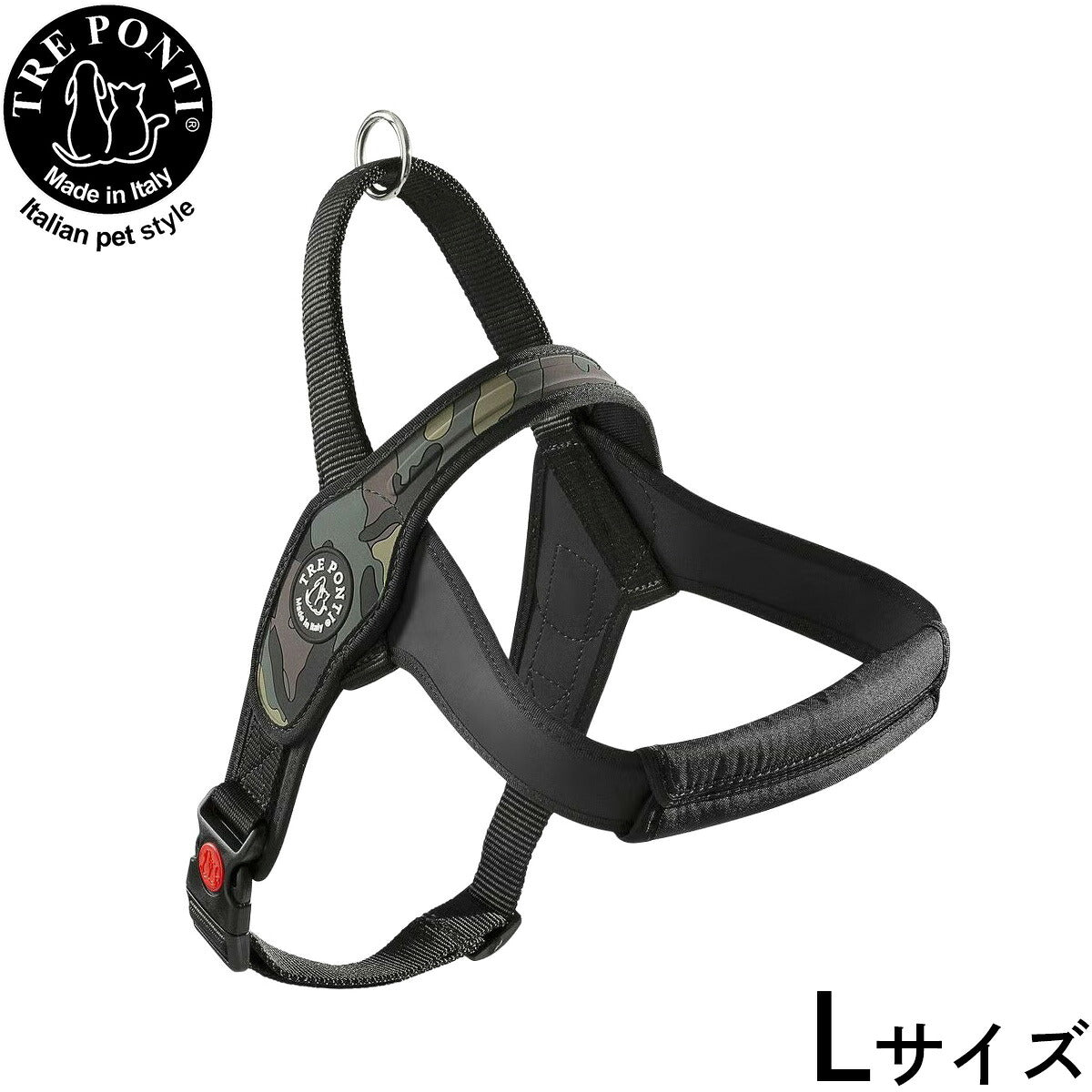 トレポンティ TREPONTI プリモ カモフラージュ ハーネス L号 カモフラ【送料無料】