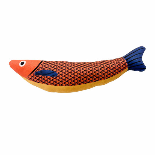 ハイドリーム キャットニップ フィッシュトイ Hi DREAM CATNIP FISH TOY レッドイエロー