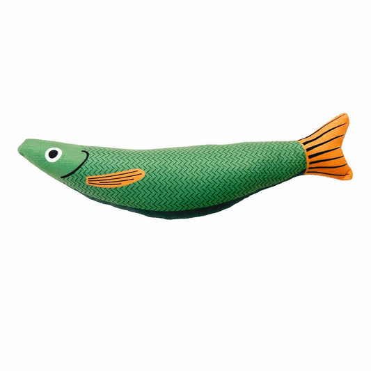 ハイドリーム キャットニップ フィッシュトイ Hi DREAM CATNIP FISH TOY グリーン