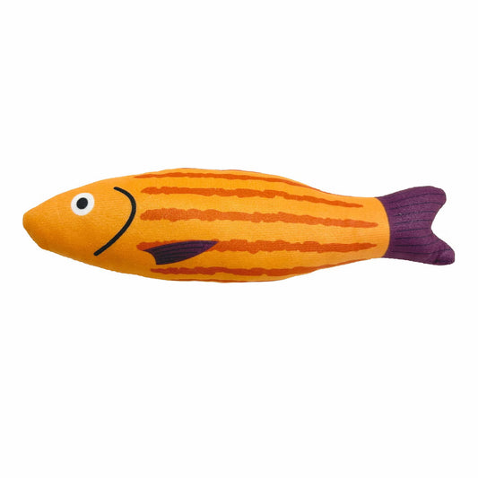 ハイドリーム キャットニップ フィッシュトイ Hi DREAM CATNIP FISH TOY オレンジ