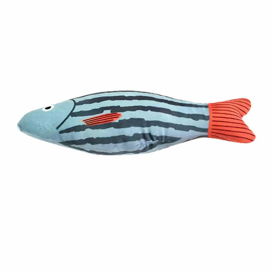ハイドリーム キャットニップ フィッシュトイ Hi DREAM CATNIP FISH TOY ブルーグレー
