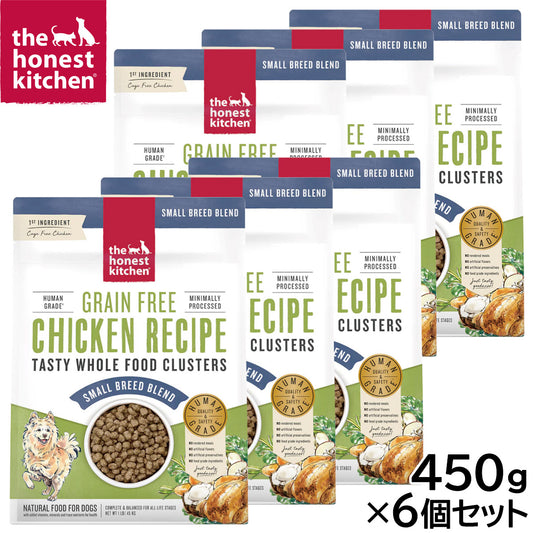 オネストキッチン HONEST KITCHEN ドッグフード クランチ グレインフリー チキン 450g×6個セット