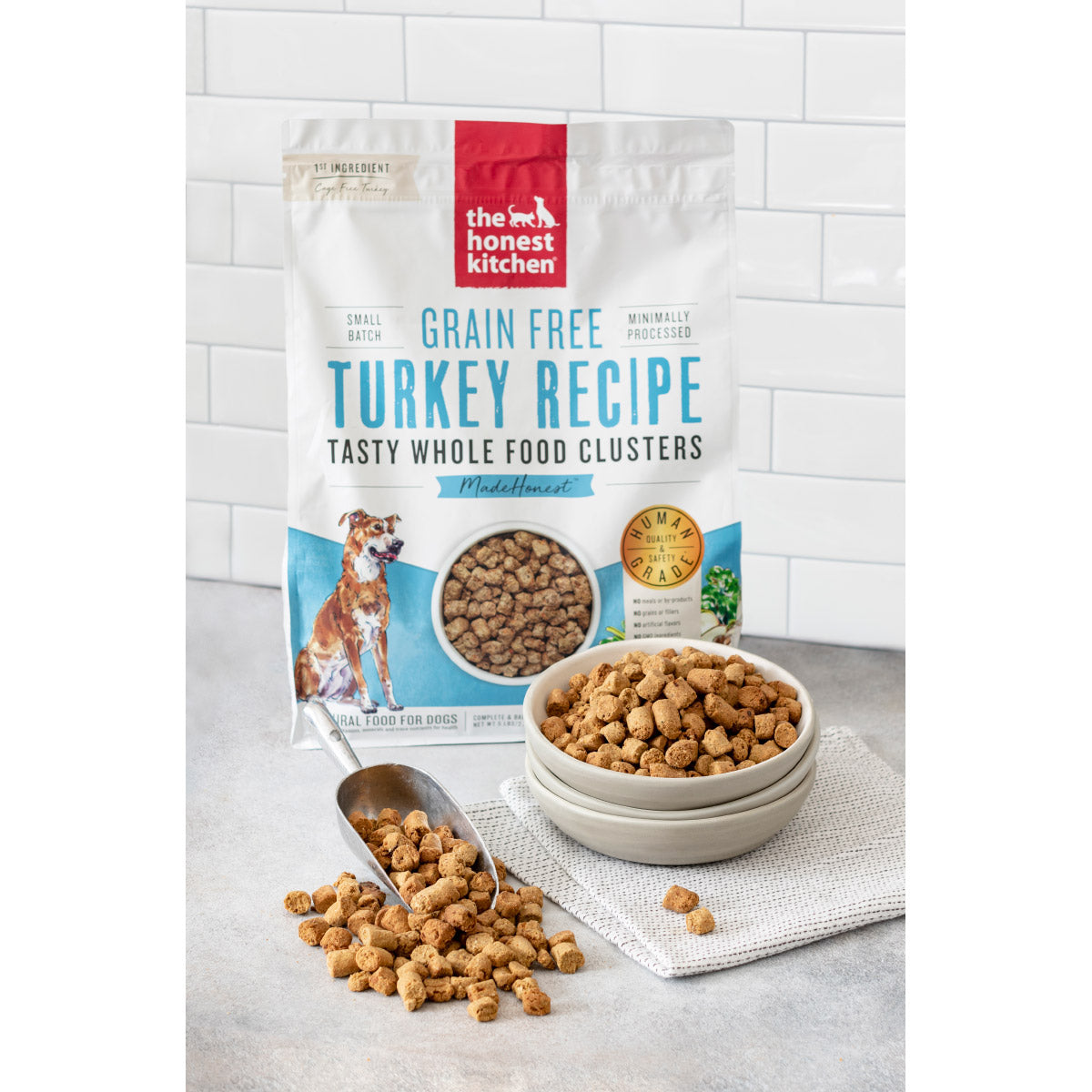 オネストキッチン HONEST KITCHEN ドッグフード クランチ グレインフリー ターキー 2.27kg×6個セット